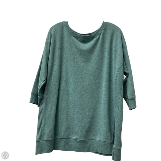Sweatshirt Crewneck By Chicos In Blue, Size: L