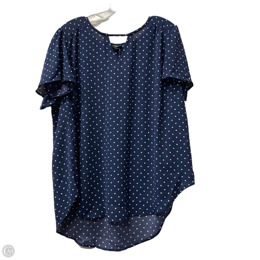 Top Short Sleeve By Torrid In Blue, Size: 2x