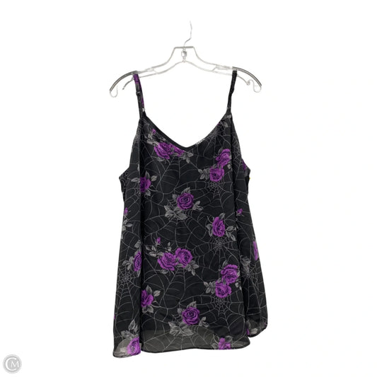 Top Sleeveless By Torrid In Black, Size: 3x