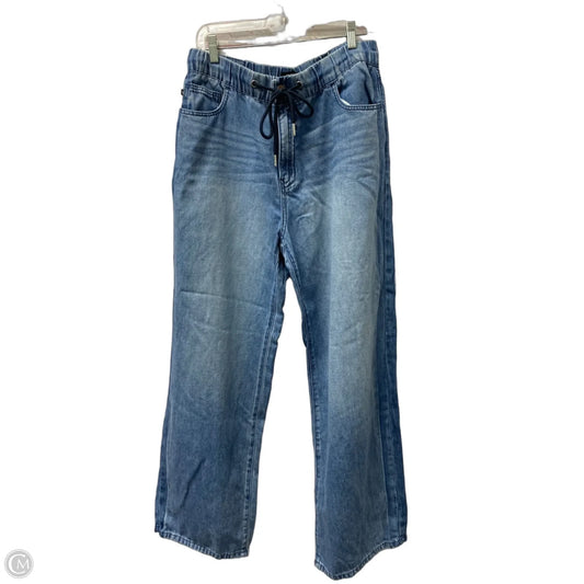 Jeans Wide Leg By Judy Blue In Blue Denim, Size: 8