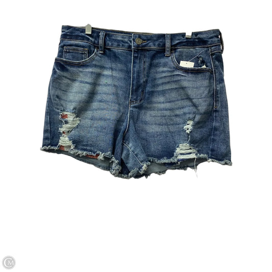 Shorts By Cato In Blue, Size: 16