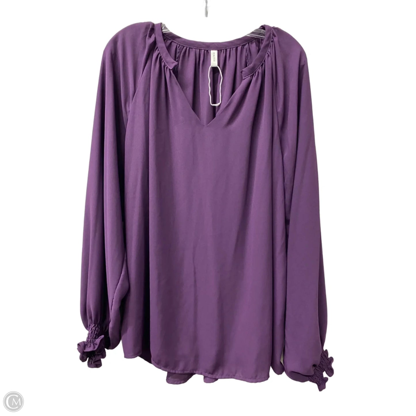 Top Long Sleeve By Dokotoo In Purple, Size: Xl
