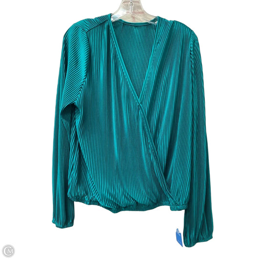 Top Long Sleeve  In Blue, Size: Xl
