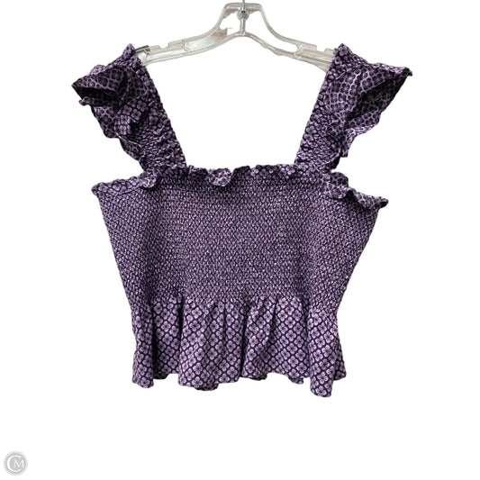 Top Sleeveless By Cme In Purple, Size: Xl