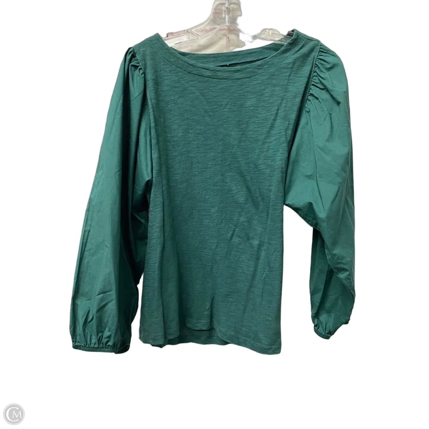 Top Long Sleeve By Loft In Green, Size: L