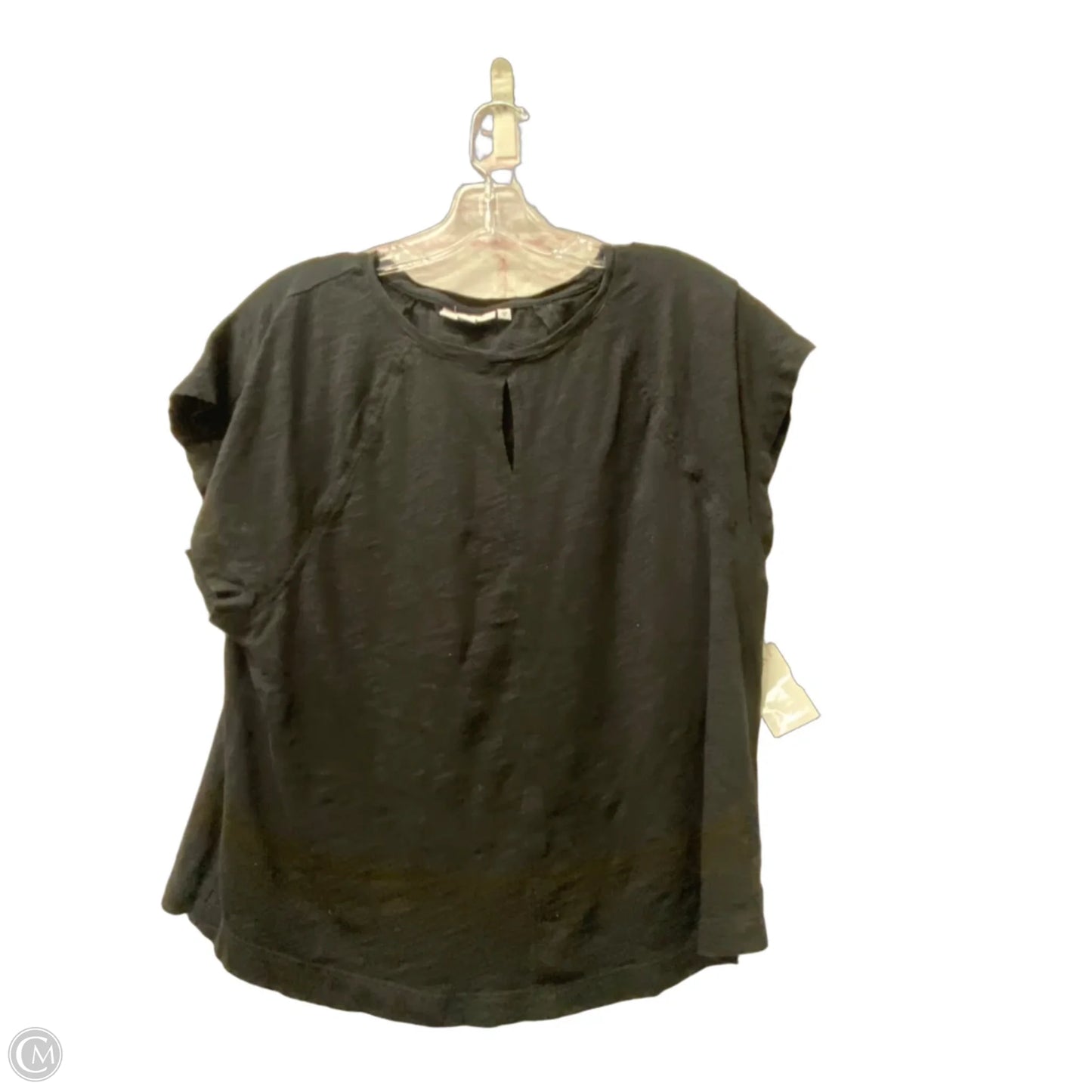 Top Short Sleeve By Chicos In Black, Size: M