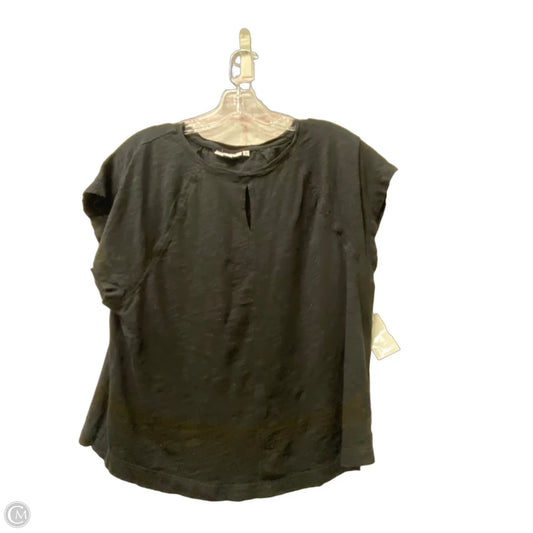 Top Short Sleeve By Chicos In Black, Size: M