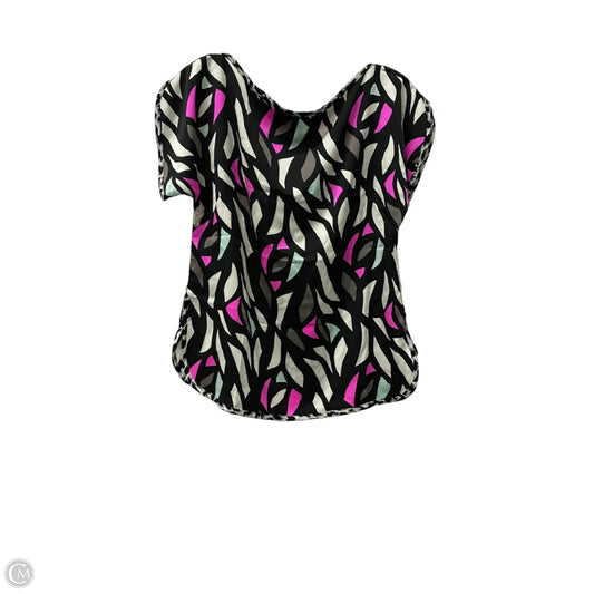 Top Short Sleeve Designer By Milly In Black, Size: S
