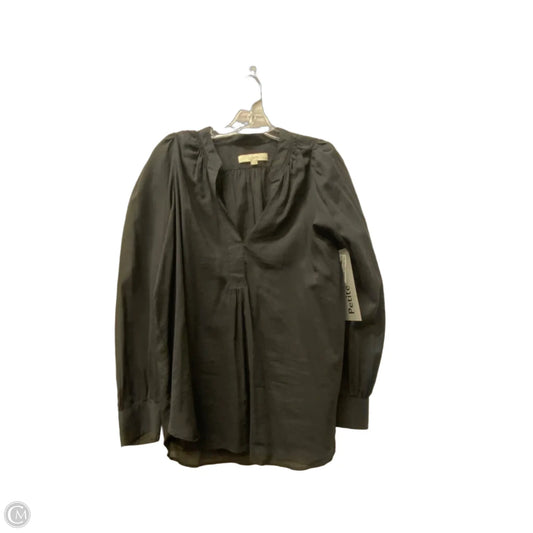 Top Long Sleeve By Loft In Black, Size: Lp