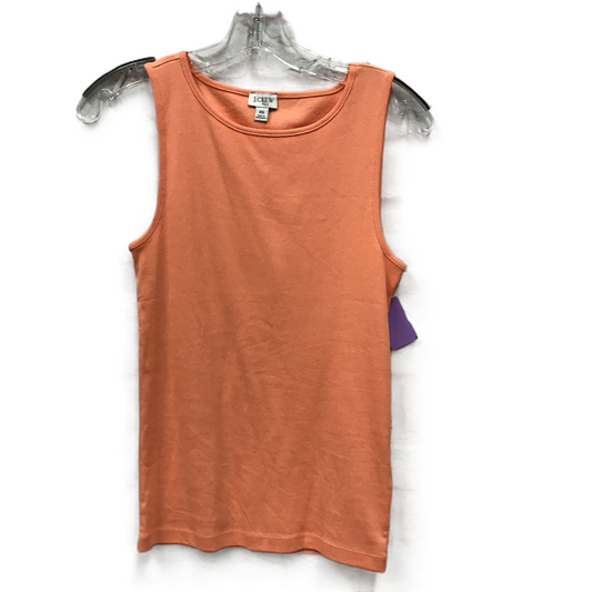 Orange Top Sleeveless By J. Crew, Size: Xs