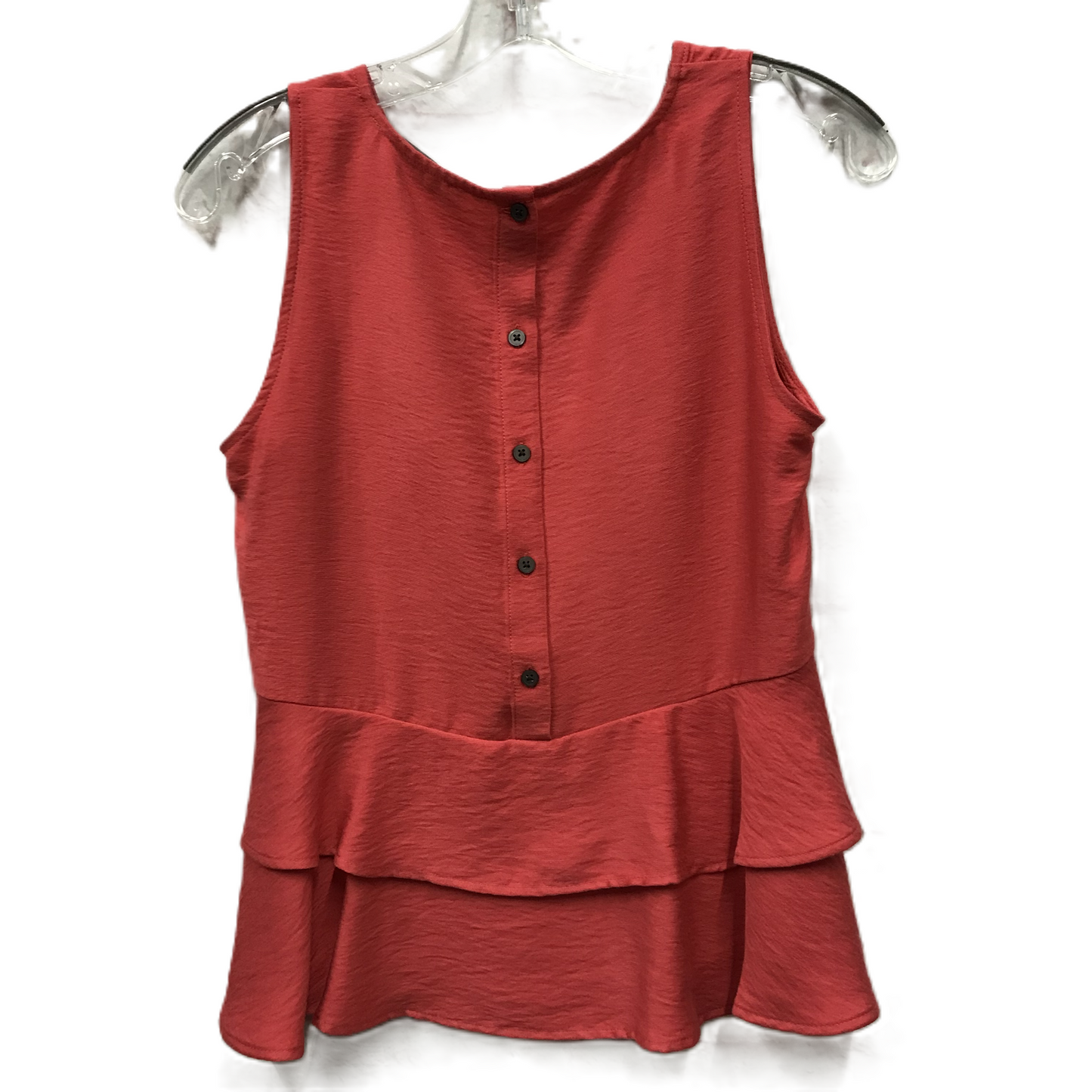 Red Top Sleeveless By Loft, Size: Xs