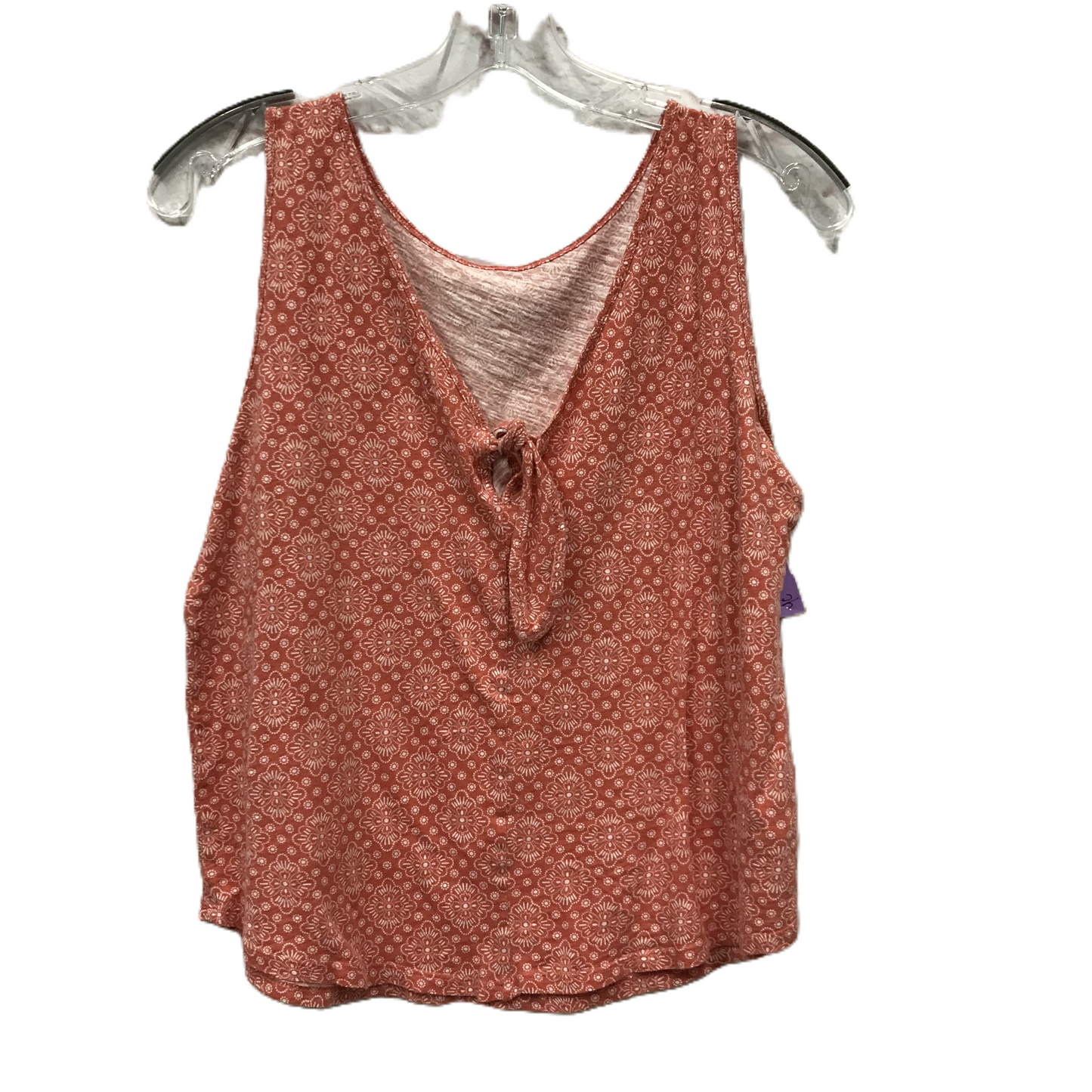 Orange Top Sleeveless By Loft, Size: Xs