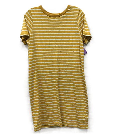 Yellow Dress Casual Midi By Sonoma, Size: S