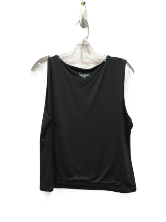 Black Top Sleeveless By Tahari By Arthur Levine, Size: Xl