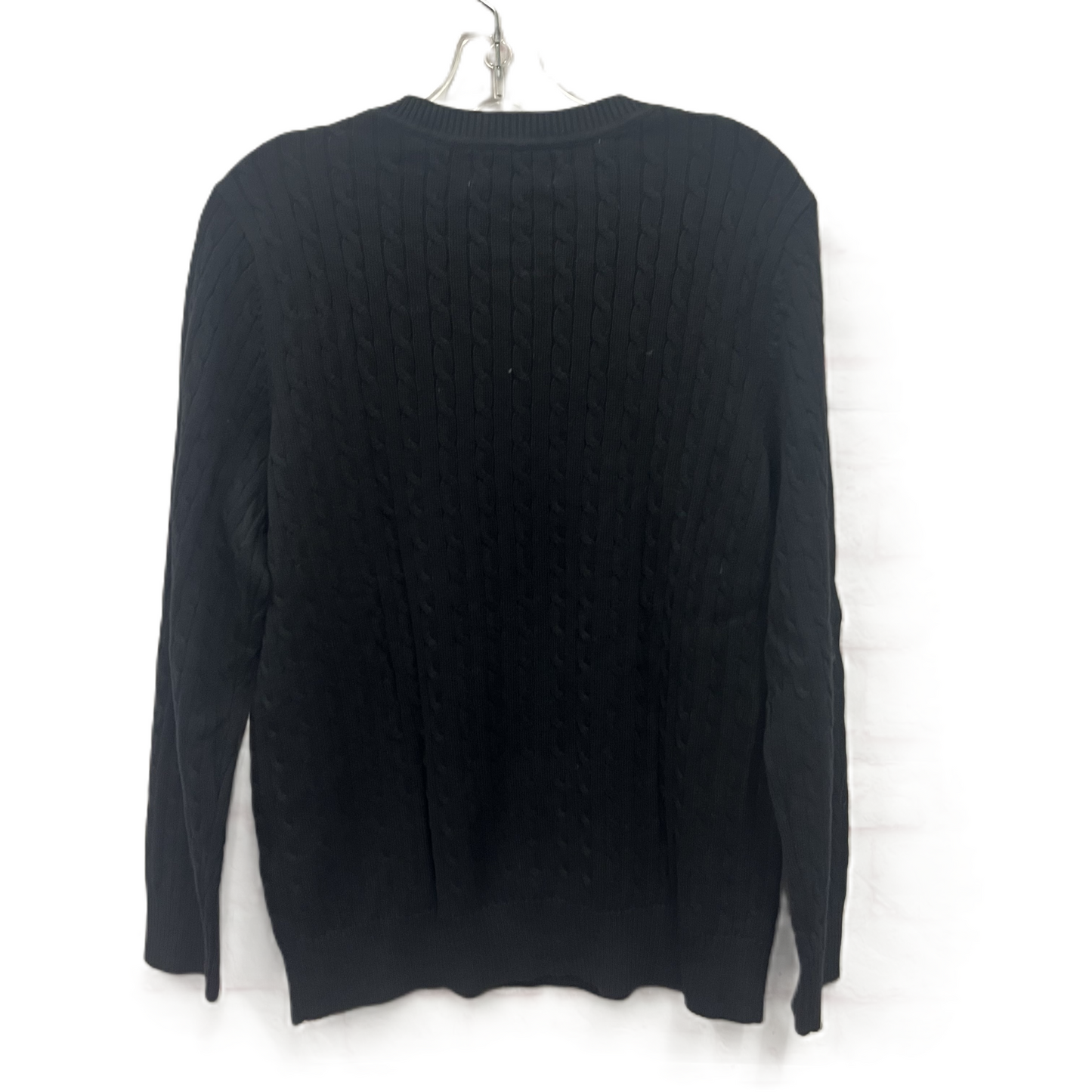 Sweater By Karen Scott In Black, Size: Xl