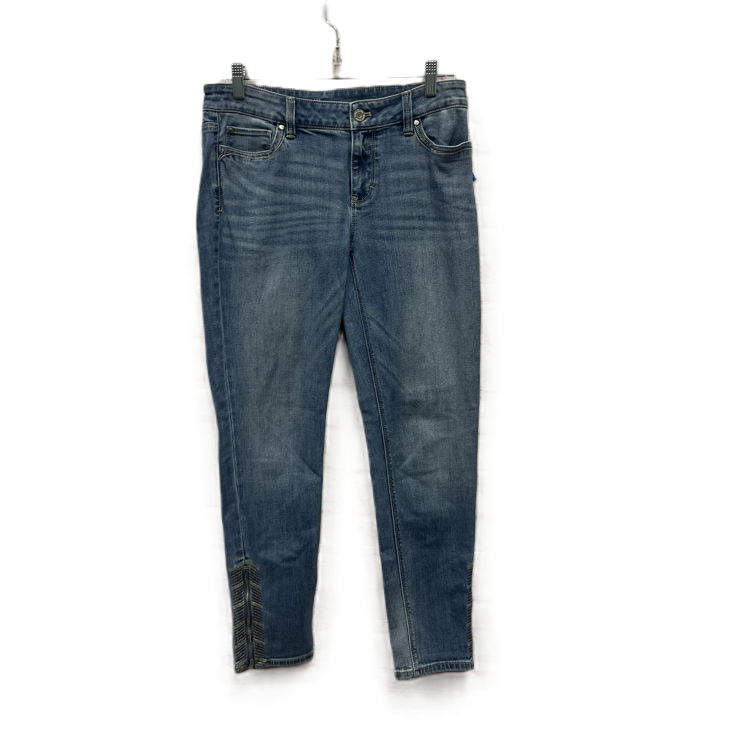 Jeans Skinny By White House Black Market In Blue Denim, Size: 6