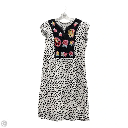 Dress Casual Short By Kirundo In Black & White, Size: L