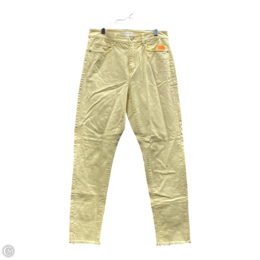 Jeans Straight By Loft In Yellow, Size: 6