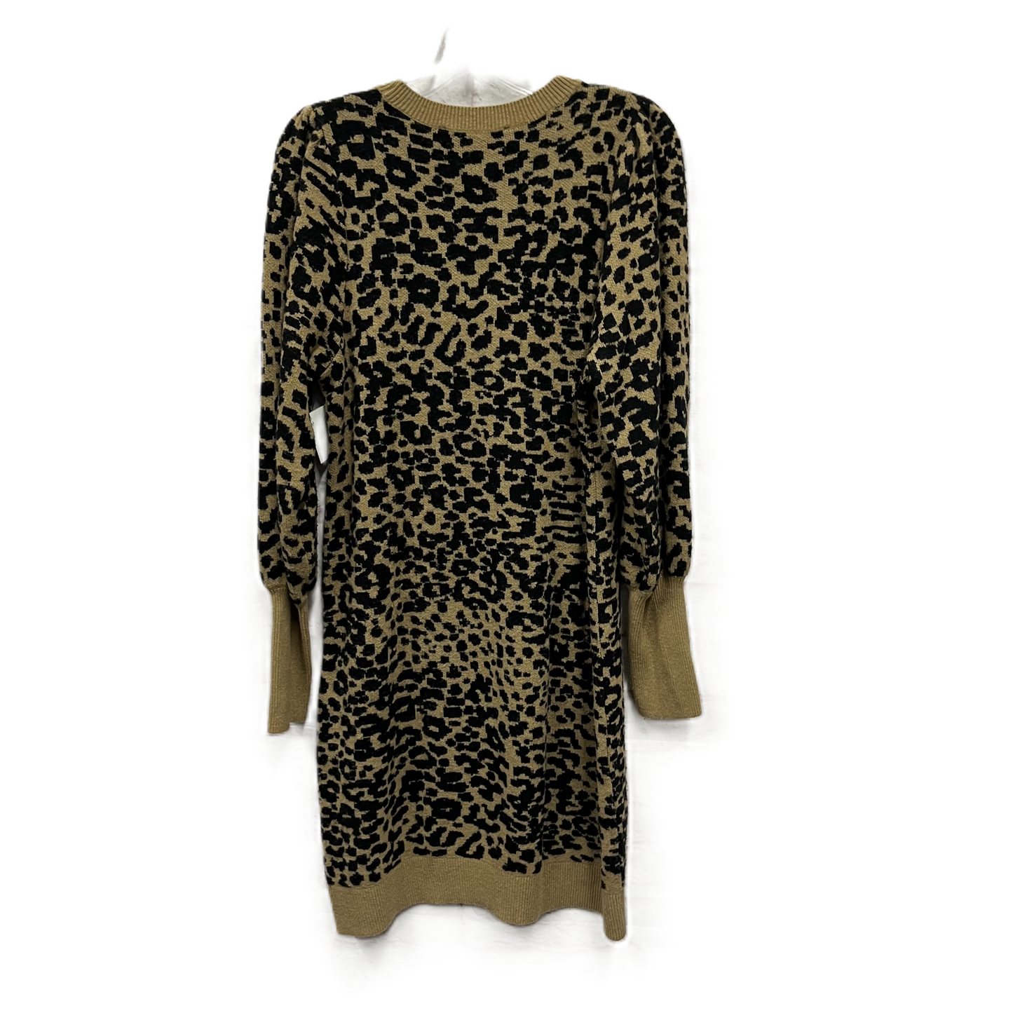 Dress Casual Midi By Loft In Animal Print, Size: L