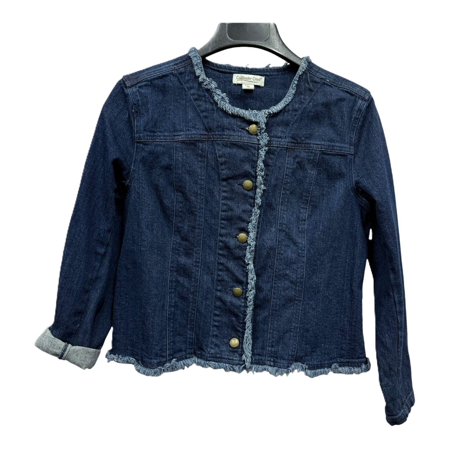 Jacket Denim By Coldwater Creek In Blue Denim, Size: Mp