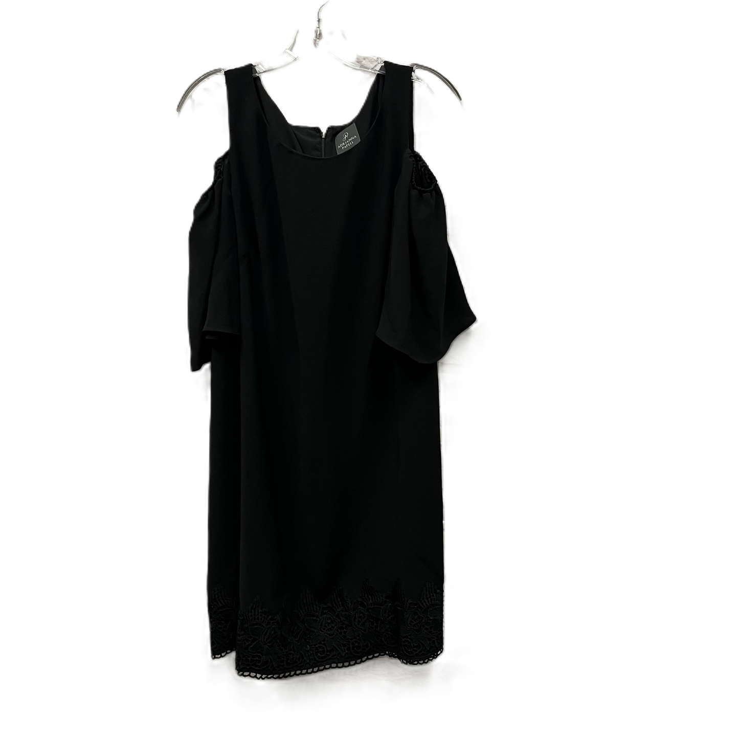 Dress Casual Midi By Adrianna Papell In Black, Size: L