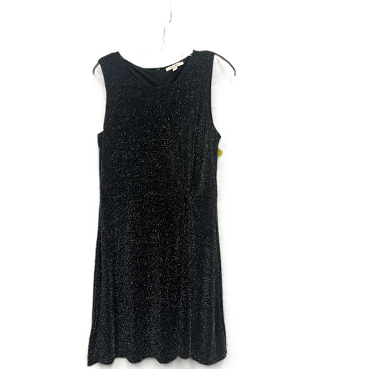 Dress Party Midi By Esprit In Black & Silver, Size: Xl