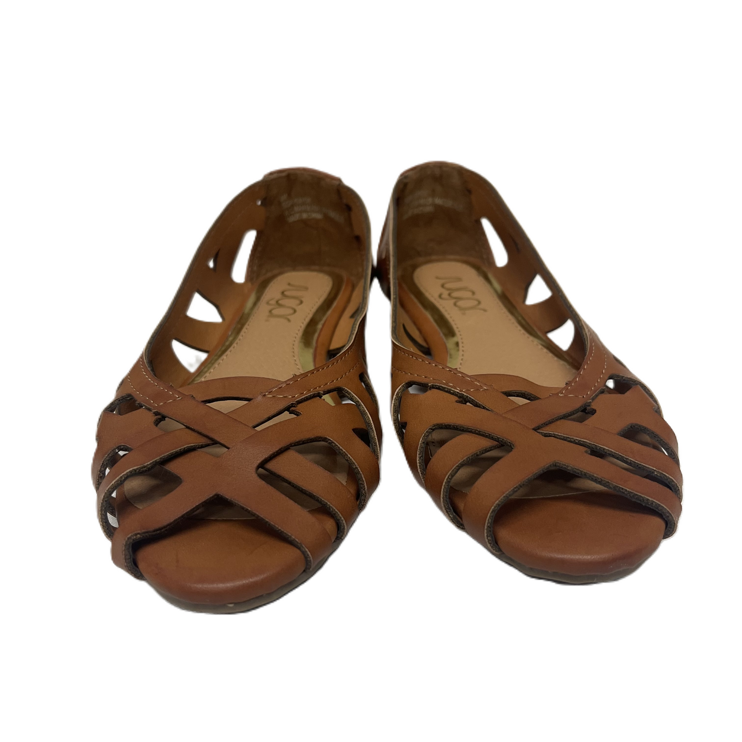 Shoes Flats By Sugar In Tan, Size: 6