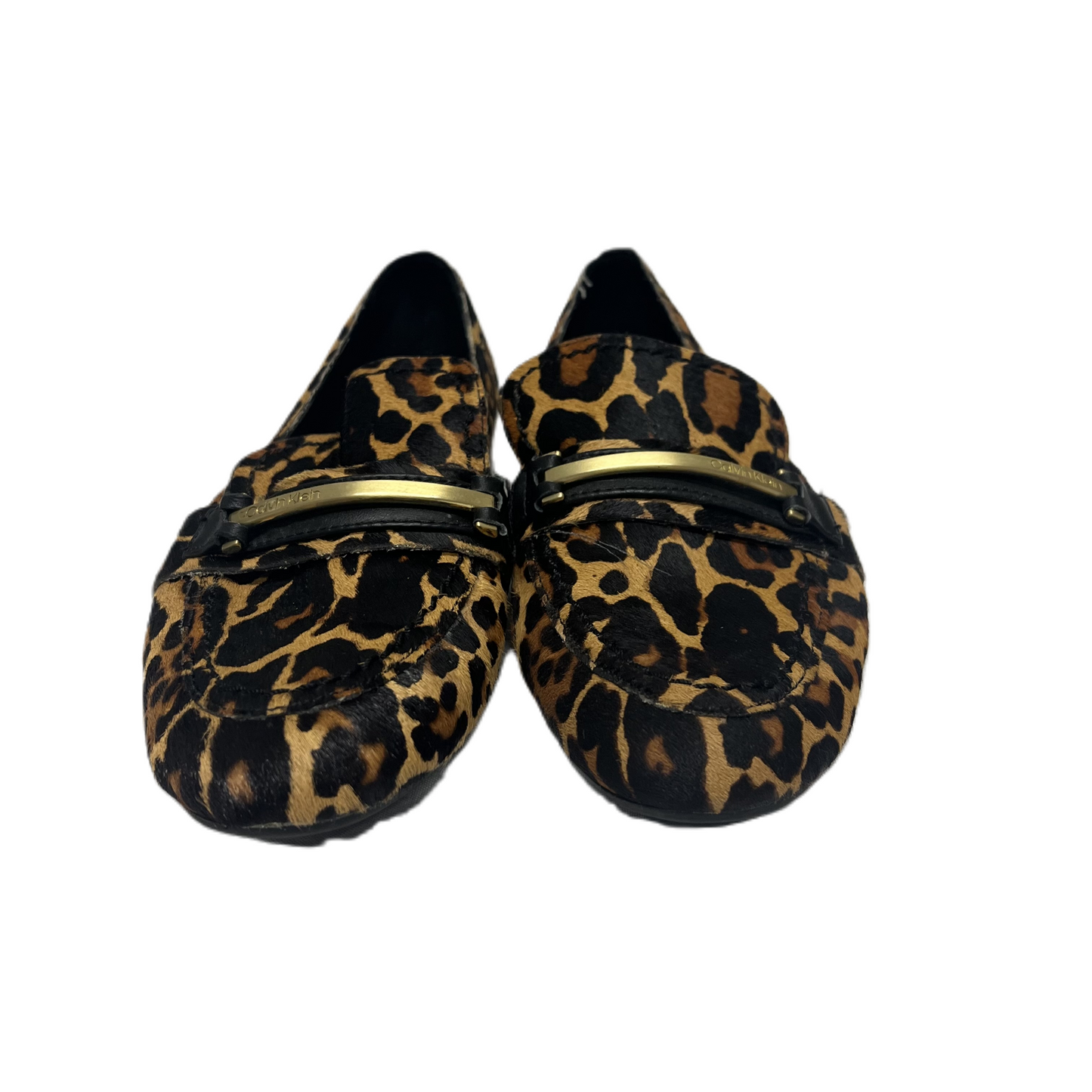 Shoes Flats By Calvin Klein In Animal Print, Size: 7