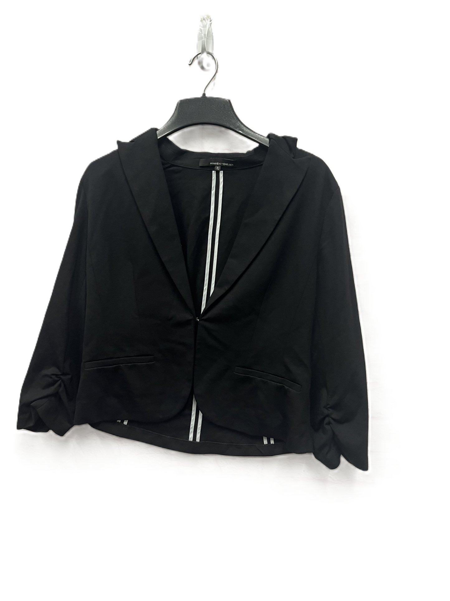 Blazer By Amanda In Black, Size: Xl