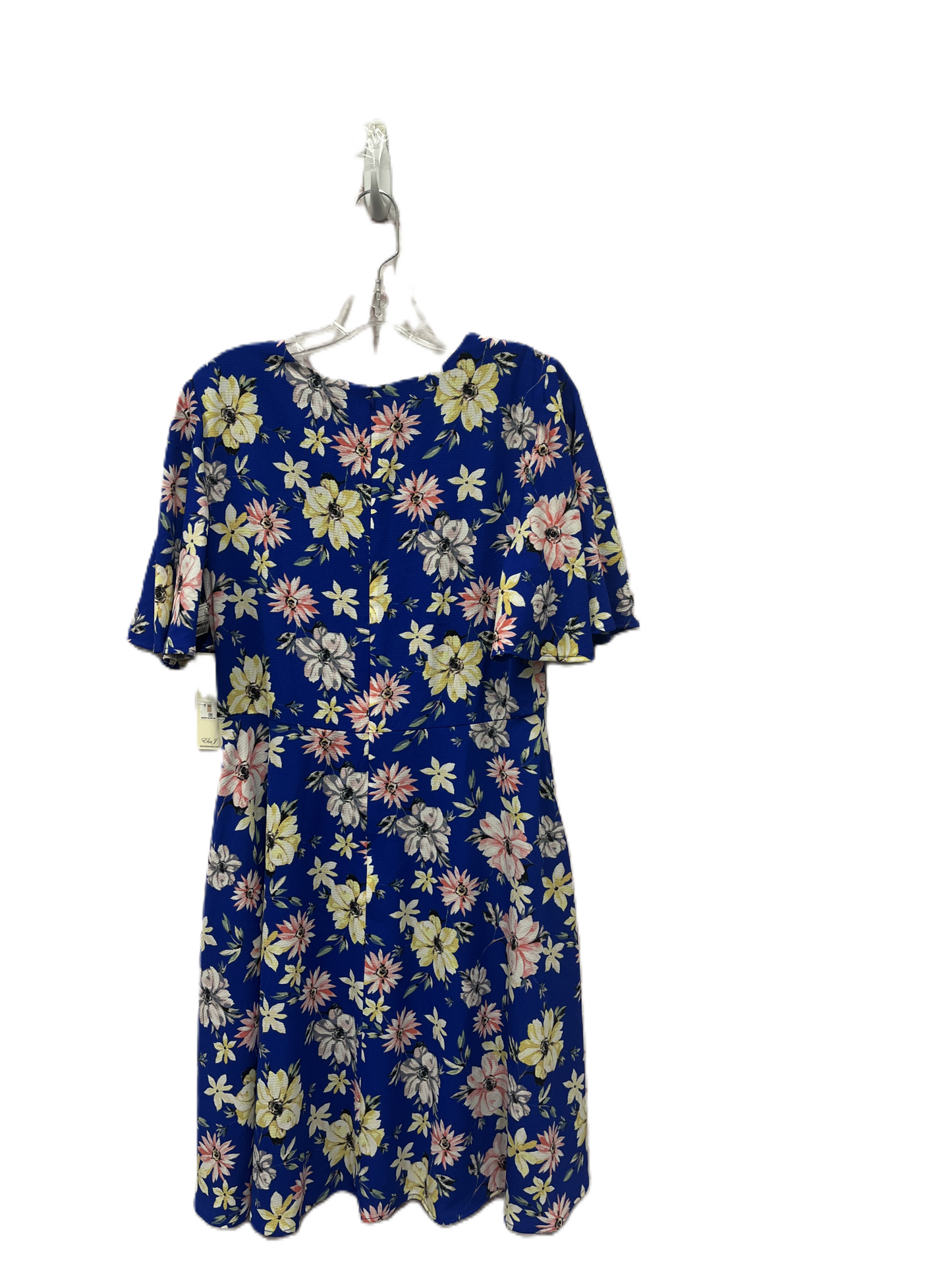 Dress Casual Midi By Eliza J In Blue, Size: L