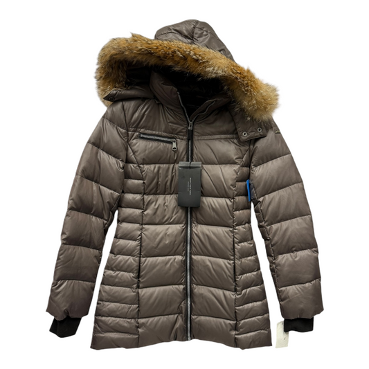 Coat Puffer & Quilted By Marc New York In Beige, Size: Xs