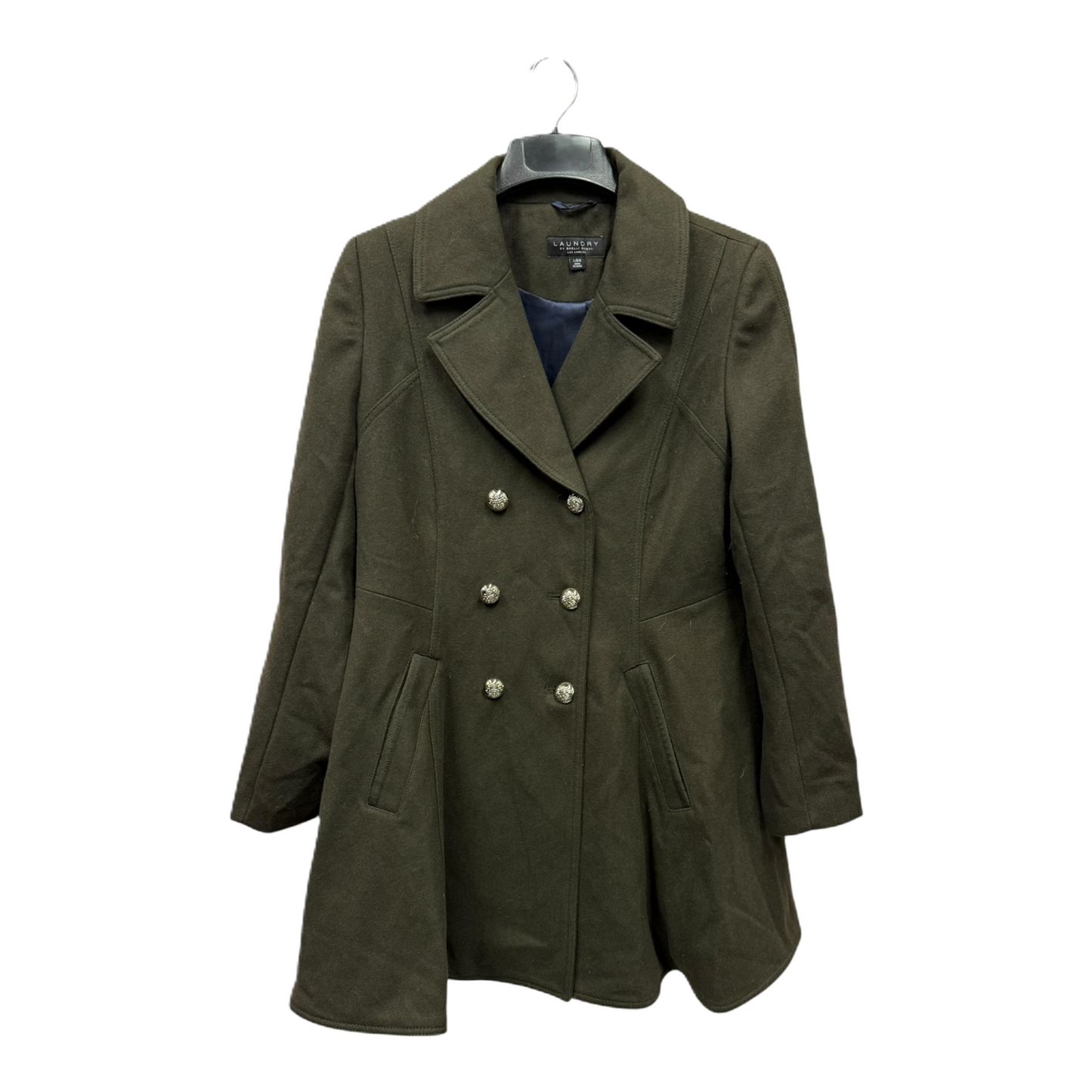 Coat Wool By Laundry In Green, Size: L