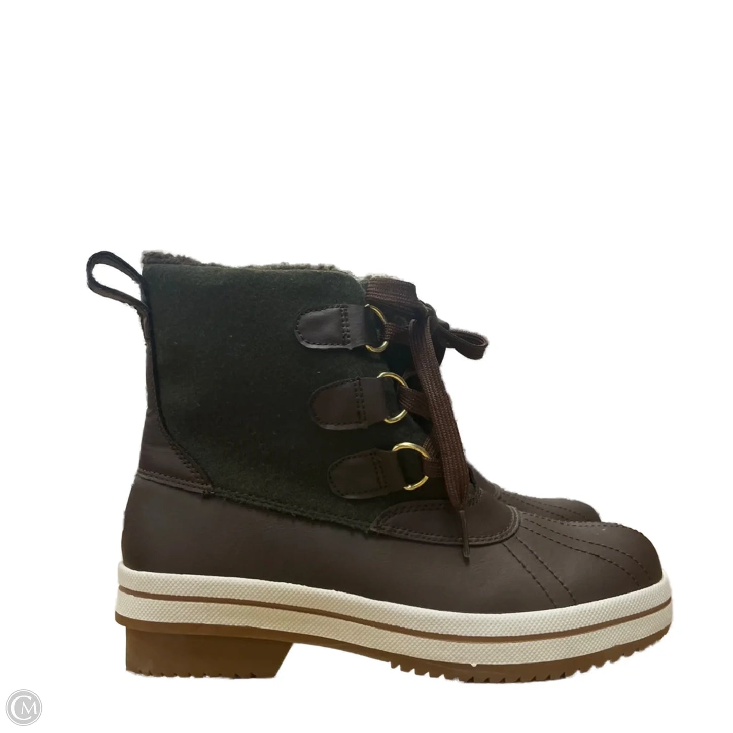 Boots Ankle Flats By Madden Girl In Brown, Size: 7.5