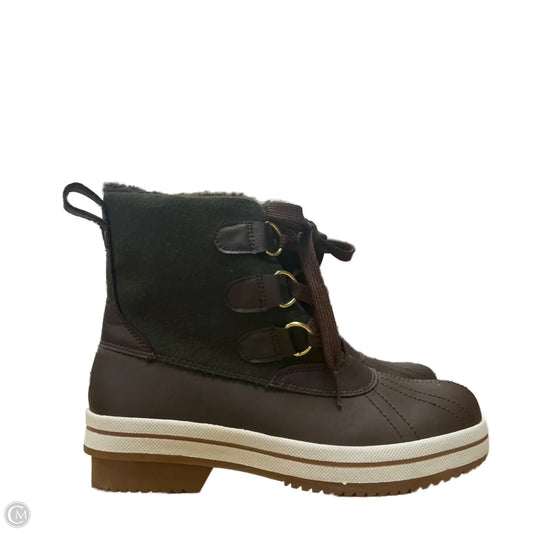 Boots Ankle Flats By Madden Girl In Brown, Size: 7.5