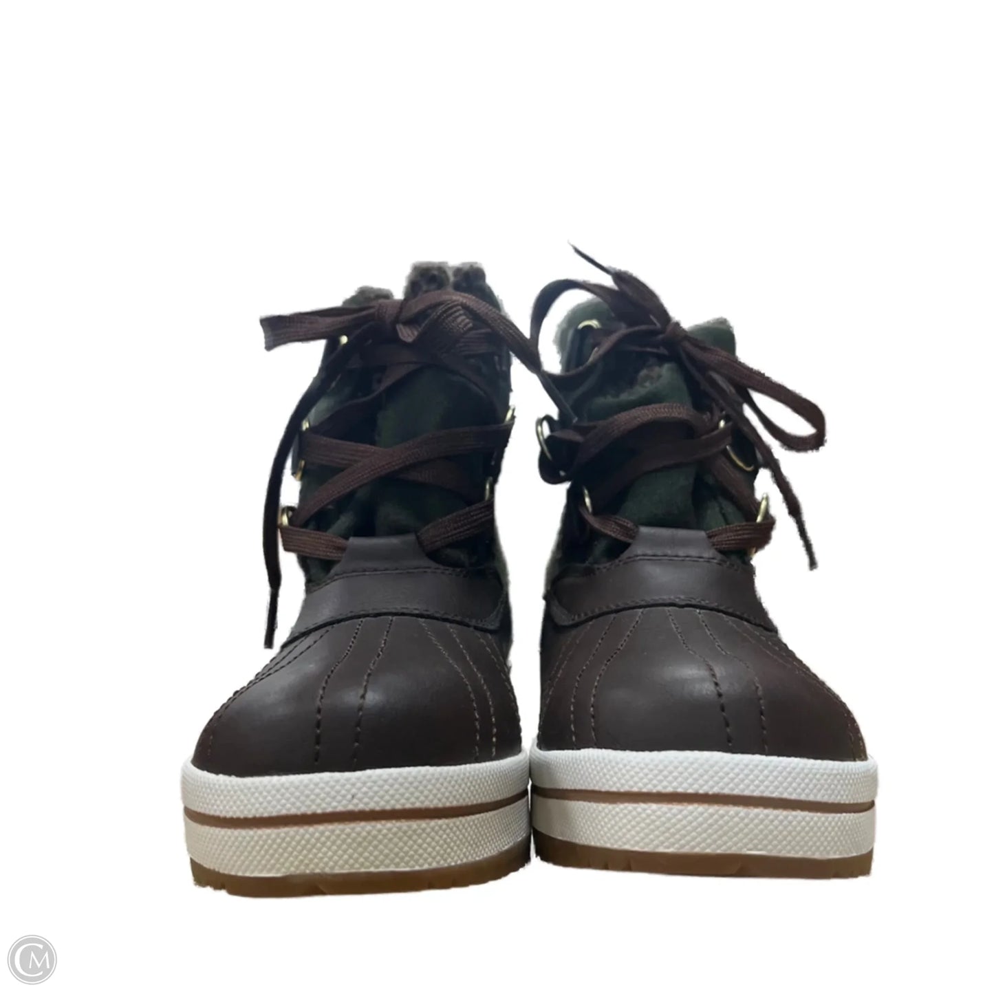 Boots Ankle Flats By Madden Girl In Brown, Size: 7.5