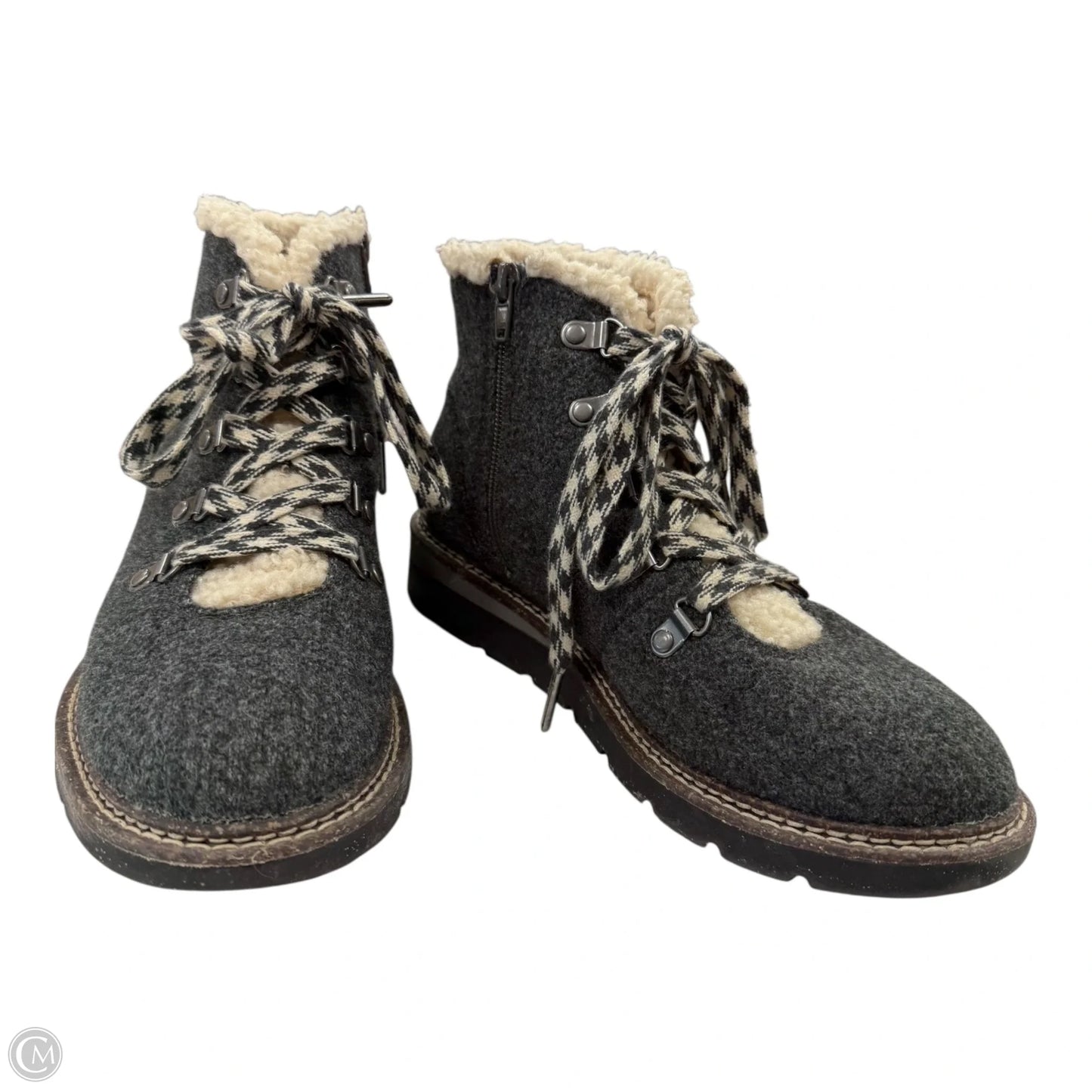 Combat boots  By Steve Madden In Beige, Size: 8