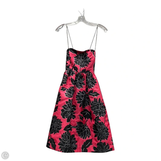 Dress Designer By Kate Spade In Black & Pink, Size: M