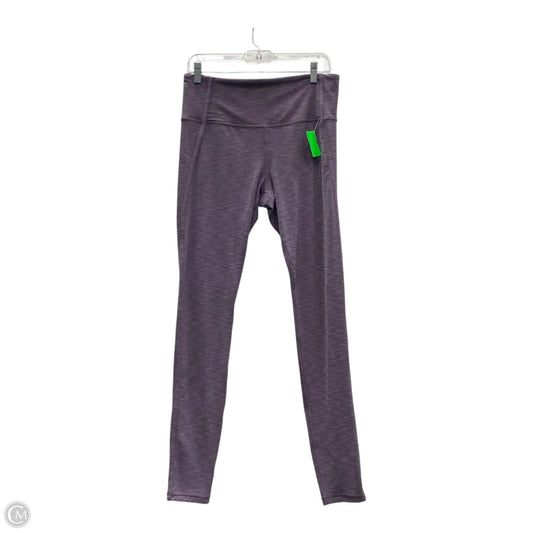 Athletic Leggings By Athleta In Purple, Size: L
