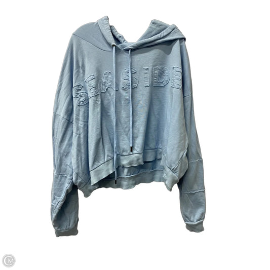 Sweatshirt Hoodie By Pilcro In Blue, Size: Xl