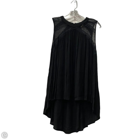 Top Sleeveless By Pol In Black, Size: S