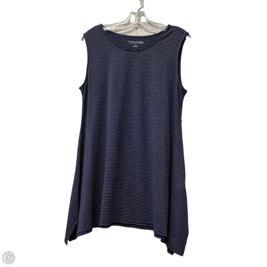 Top Sleeveless By Soft Surroundings In Navy, Size: M