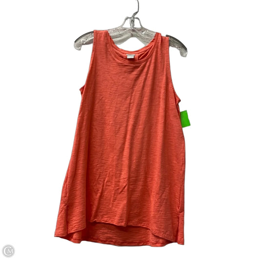 Top Sleeveless By Chicos In Orange, Size: M