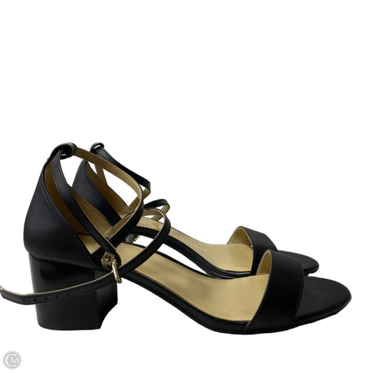 Sandals Heels Block By Michael By Michael Kors In Black, Size: 8.5