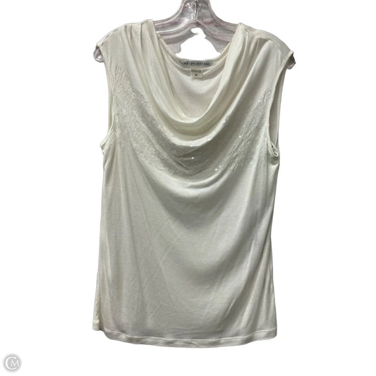 Top Sleeveless By Peter Nygard In White, Size: M