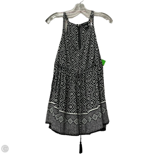 Top Sleeveless By Torrid In Black & White, Size: 1x