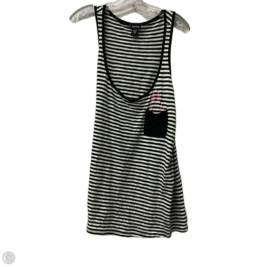 Top Sleeveless By Torrid In Black & White, Size: 2x