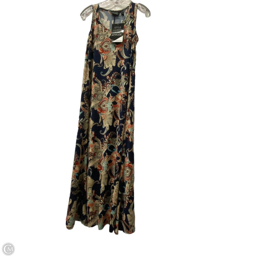 Dress Casual Maxi By attitudes  In Navy, Size: Sp