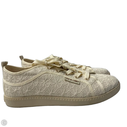 Shoes Sneakers By Sam And Libby In Cream, Size: 8.5