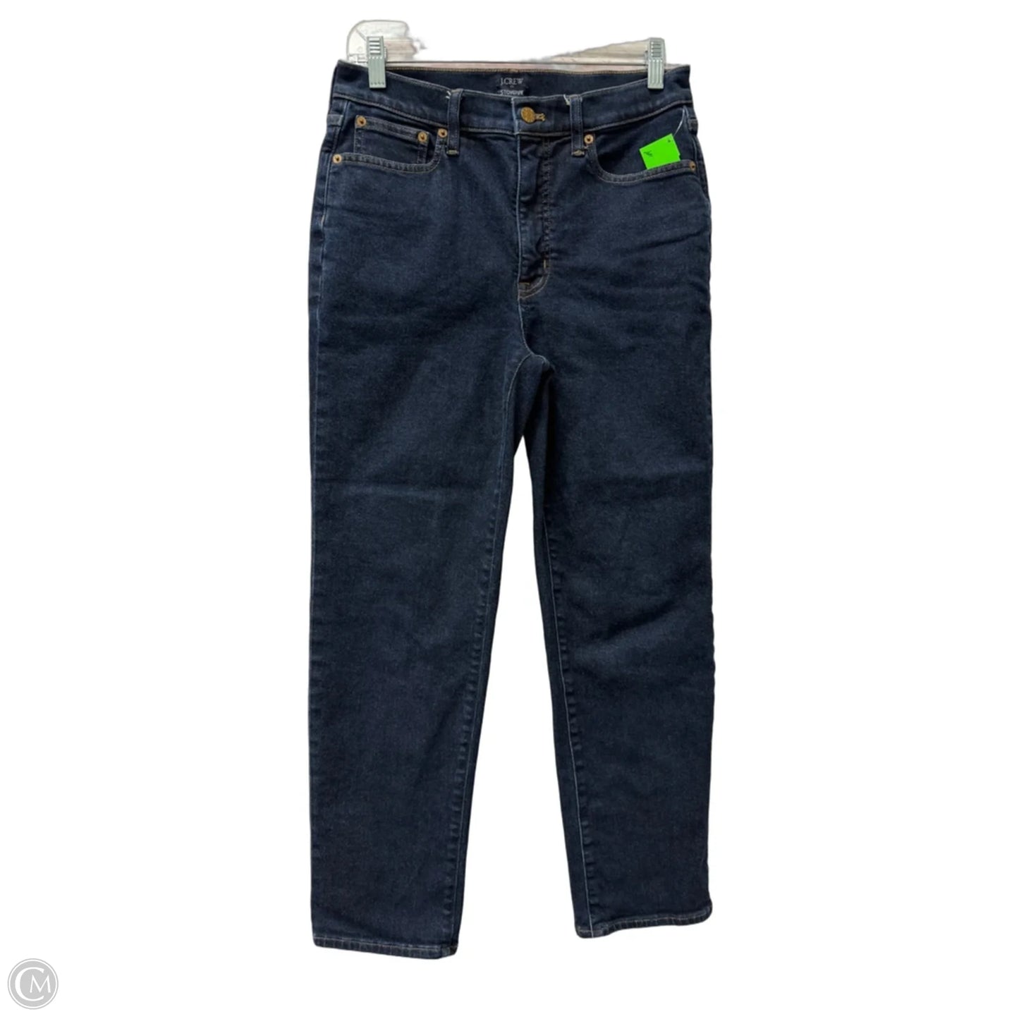 Jeans Straight By J. Crew In Blue Denim, Size: 4