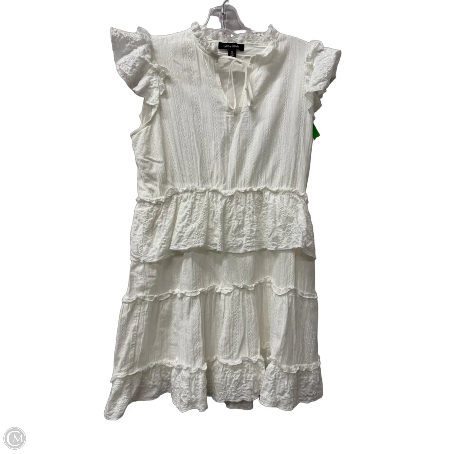 Dress Casual Short By Lea & Viola In White, Size: S